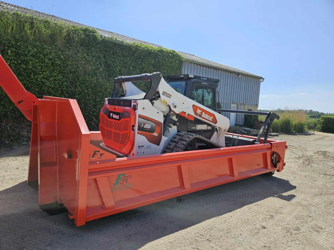 Benne amovible ampliroll sur mesure pour travaux publics
