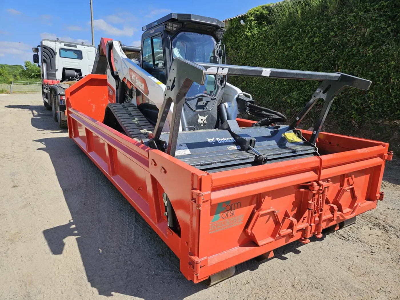 Caisson TP ampliroll Hardox fabriqué en Bretagne