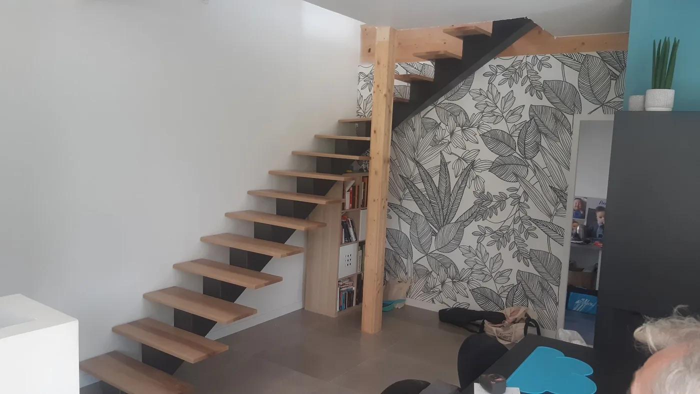 Escalier quart tournant sur mesure